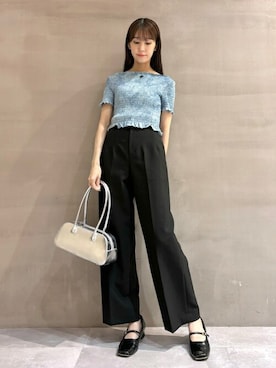 「LILY BROWN（リリーブラウン）のアイテム」を使った、USAGI ONLINEさん（レディース・168cm）の夏コーディネート