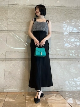 「LILY BROWN（リリーブラウン）のアイテム（その他トップス）」を使った、USAGI ONLINEさん（レディース・157cm）の夏コーディネート