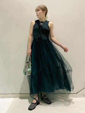 「チュール」｜USAGI ONLINEさん（レディース・154cm）の夏コーディネート