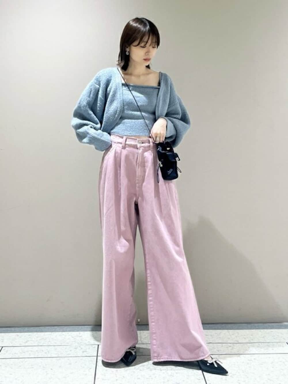 新品 タグ付き】LILY BROWN×foxy デニムパンツ ピンク - メルカリ