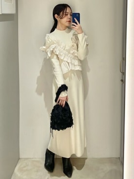 USAGI ONLINEさん（レディース・156cm）の冬コーディネート