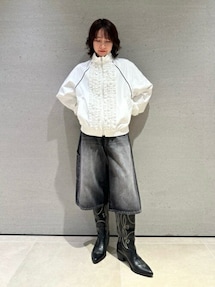 LILY BROWN（リリーブラウン）の「フロントフリルブルゾン（ブルゾン