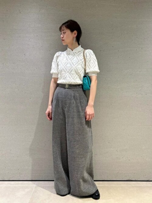 3タックベルトセットワイドパンツ(ワイドパンツ)｜パンツ｜LILY