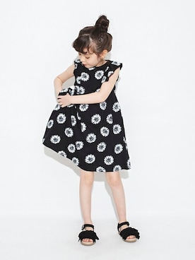 「アイテム（ワンピース/ドレス）」を使った、BRANSHESさん（キッズ・113cm）の冬コーディネート