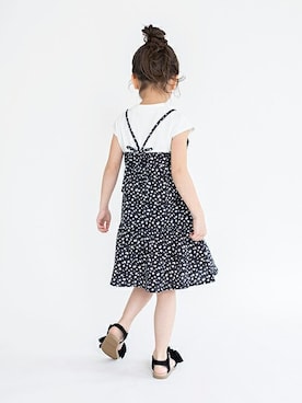 「アイテム（ワンピース/ドレス）」を使った、BRANSHESさん（キッズ・111cm）の春コーディネート