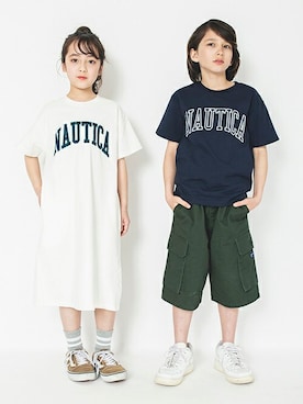 「アイテム（ワンピース/ドレス）」を使った、BRANSHESさん（キッズ・131cm）の春コーディネート