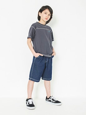 「アイテム（Tシャツ/カットソー）」を使った、BRANSHESさん（キッズ・132cm）の春コーディネート