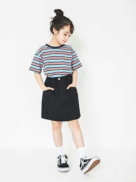 「アイテム（スカート）」を使った、BRANSHESさん（キッズ・127cm）の春コーディネート