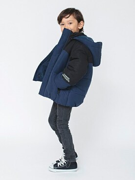 「kids」｜「アイテム（ブルゾン）」を使った、BRANSHESさん（キッズ・119cm）の秋コーディネート