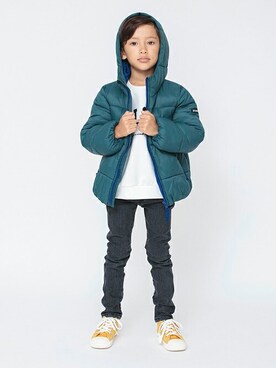 「kids」｜「アイテム（ブルゾン）」を使った、BRANSHESさん（キッズ・116cm）の秋コーディネート