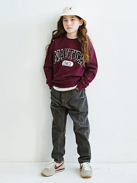 「アイテム（スウェット）」を使った、BRANSHESさん（キッズ・132cm）の冬コーディネート