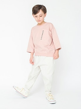 「アイテム（チノパンツ）」を使った、BRANSHESさん（キッズ・116cm）の冬コーディネート