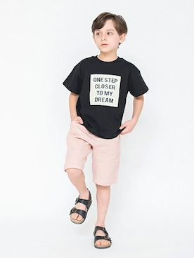 「アイテム（チノパンツ）」を使った、BRANSHESさん（キッズ・116cm）の春コーディネート