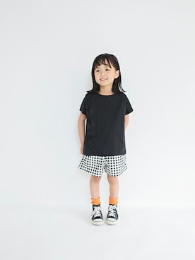 「アイテム（チノパンツ）」を使った、BRANSHESさん（キッズ・110cm）の春コーディネート