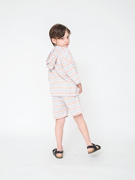 「アイテム（パーカー）」を使った、BRANSHESさん（キッズ・116cm）の春コーディネート