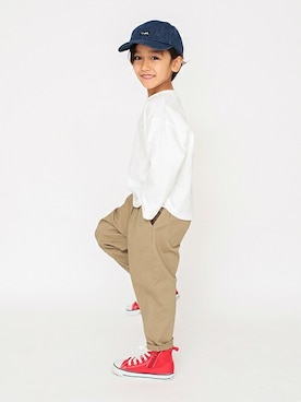 「アイテム（チノパンツ）」を使った、BRANSHESさん（キッズ・112cm）の夏コーディネート