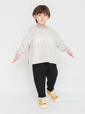 「アイテム（パンツ）」を使った、BRANSHESさん（キッズ・109cm）の夏コーディネート