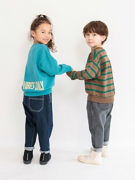 「BRANSHES（ブランシェス）のアイテム」を使った、BRANSHESさん（キッズ・109cm）の秋コーディネート