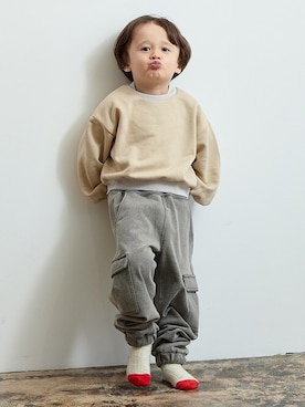 「aBity select（アビティセレクト）のアイテム」を使った、BRANSHESさん（キッズ・102cm）の冬コーディネート
