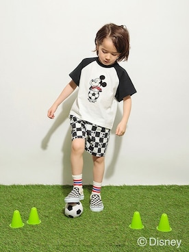 「disney」｜BRANSHESさん（キッズ・109cm）の春コーディネート