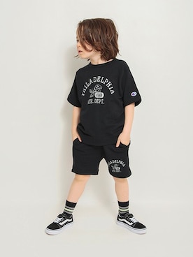 「Champion」｜BRANSHESさん（キッズ・109cm）の春コーディネート