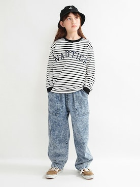 「アイテム（パンツ）」を使った、BRANSHESさん（キッズ・139cm）の春コーディネート