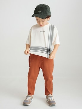 「#秋コーデ」｜BRANSHESさん（キッズ・110cm）の夏コーディネート