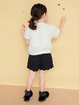 「スカラップ」｜「アイテム（パンツ）」を使った、BRANSHESさん（キッズ・109cm）の夏コーディネート