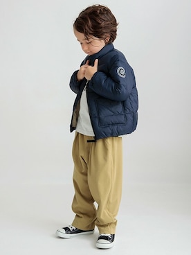 「kids」｜「アイテム（ブルゾン）」を使った、BRANSHESさん（キッズ・110cm）の秋コーディネート