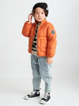 「kids」｜「アイテム（ブルゾン）」を使った、BRANSHESさん（キッズ・110cm）の秋コーディネート