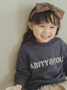 「aBity select（アビティセレクト）のアイテム」を使った、BRANSHESさん（キッズ・88cm）の秋コーディネート