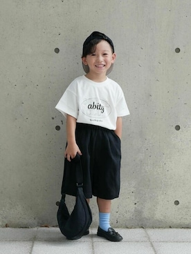 「aBity select（アビティセレクト）のアイテム」を使った、BRANSHESさん（キッズ・105cm）の秋コーディネート