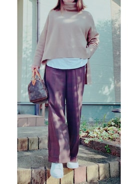 t︎︎︎︎︎☺︎m︎︎︎︎︎omin*さん（レディース・165cm）の冬コーディネート