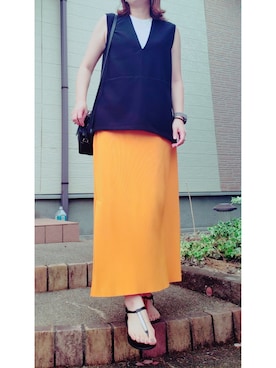 t︎︎︎︎︎☺︎m︎︎︎︎︎omin*さん（レディース・165cm）の夏コーディネート