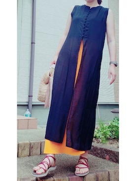 t︎︎︎︎︎☺︎m︎︎︎︎︎omin*さん（レディース・165cm）の夏コーディネート