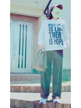 t︎︎︎︎︎☺︎m︎︎︎︎︎omin*さん（レディース・165cm）の春コーディネート