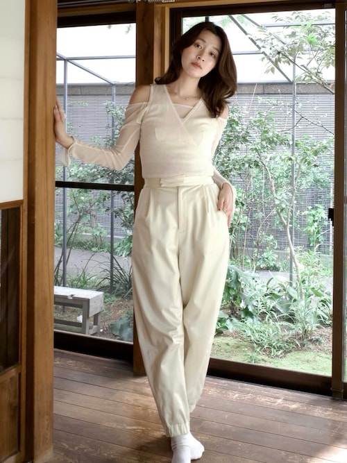 NEW SATIN JERSEY JOG PANTS / ニューサテンジャージジョグパンツ