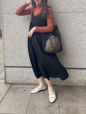 ワンピース ドレスを使った テラコッタ の人気ファッションコーディネート Wear