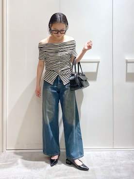 「FREE'S MART（フリーズマート）のアイテム（パンプス）」を使った、miko.さん（レディース・152cm）の春コーディネート