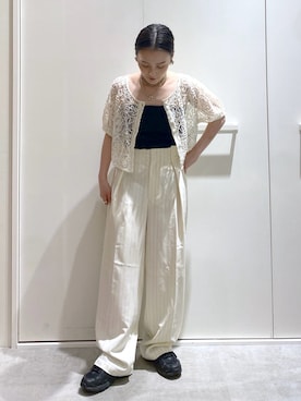 「FREE'S MART（フリーズマート）のアイテム（キャミソール）」を使った、miko.さん（レディース・152cm）の夏コーディネート