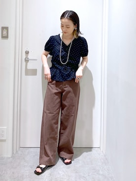 「FREE'S MART（フリーズマート）のアイテム」を使った、miko.さん（レディース・152cm）の夏コーディネート
