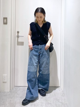 「FREE'S MART（フリーズマート）のアイテム」を使った、miko.さん（レディース・152cm）の夏コーディネート