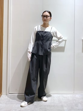 「FREE'S MART（フリーズマート）のアイテム（その他トップス）」を使った、miko.さん（レディース・152cm）の春コーディネート