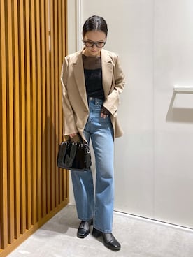 「FREE'S MART（フリーズマート）のアイテム（ブーツ）」を使った、miko.さん（レディース・152cm）の春コーディネート