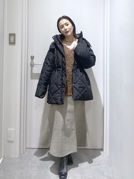 「アイテム（その他アウター）」を使った、miko.さん（レディース・152cm）の秋コーディネート