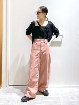 「FREE'S MART（フリーズマート）のアイテム（キャミソール）」を使った、miko.さん（レディース・152cm）の夏コーディネート