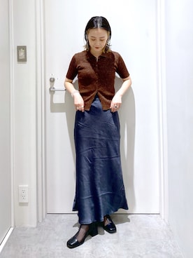 「アイテム（スカート）」を使った、miko.さん（レディース・152cm）の夏コーディネート
