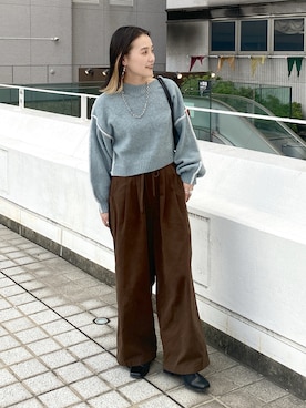 「FREE'S MART（フリーズマート）のアイテム」を使った、miko.さん（レディース・152cm）の秋コーディネート