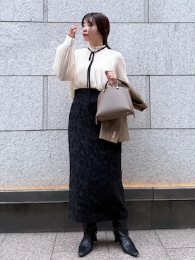 「デートコーデ」｜nishiさん（レディース・155cm・30代）の秋コーディネート