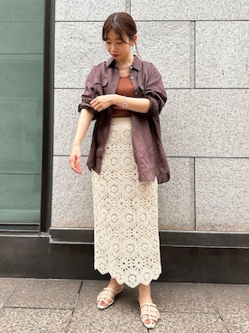 nishiさん（レディース・155cm）の夏コーディネート